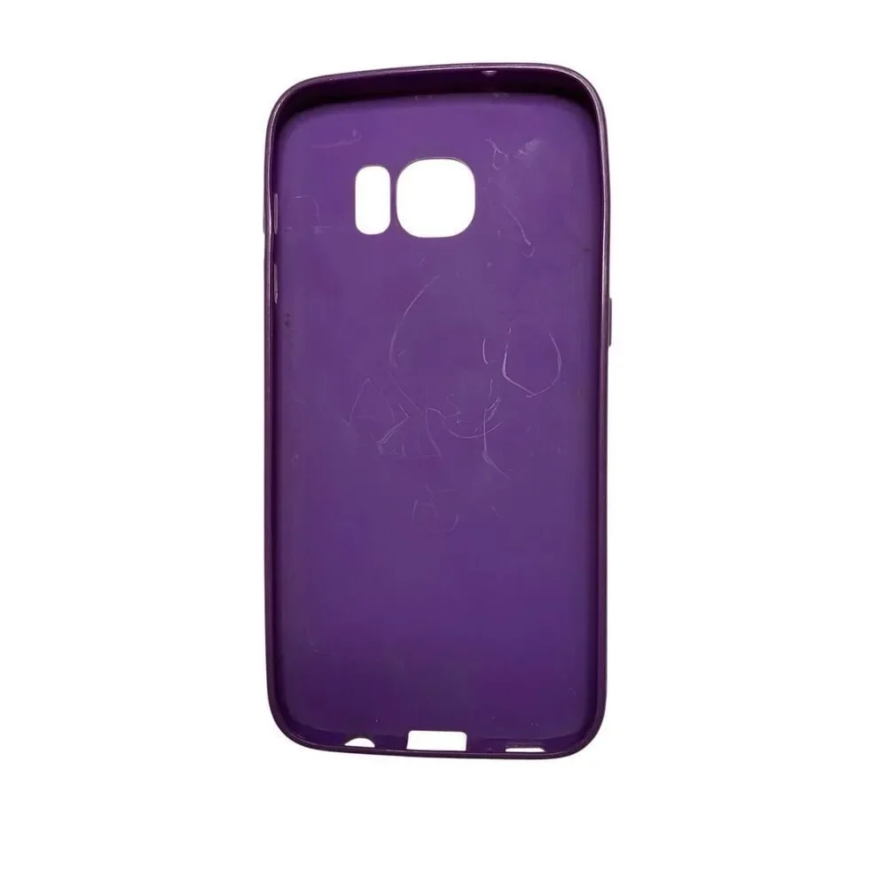 Purple Slim TPU Gel Phone Case For Samsung Galaxy J3 Orbit Emerge 2018 Silicone
